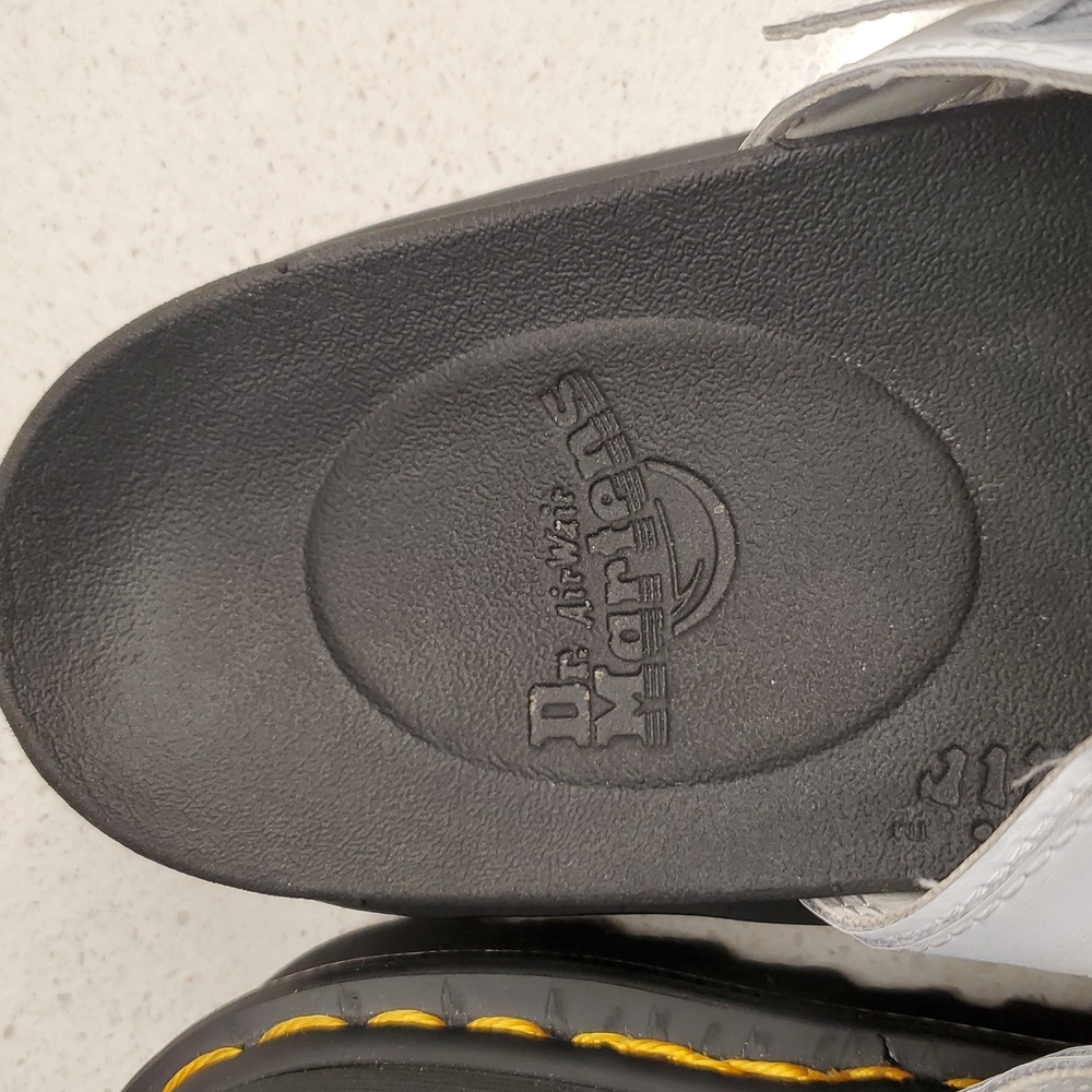 Dr. Martens White Strappy Sandals - Picture 5 of 11